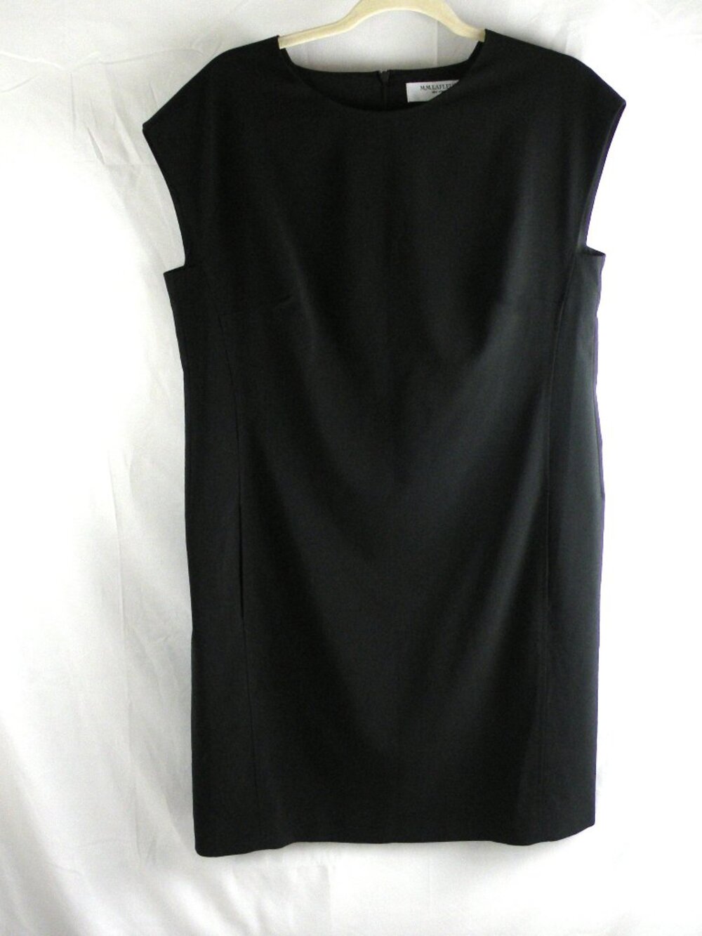 M.M. LaFleur Black Sleeveless Sheath Dress Women's 10 Classic Workwear